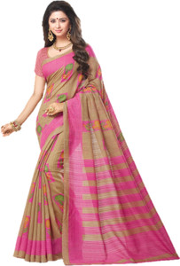 Yetnik Printed Fashion Silk Cotton Blend Saree