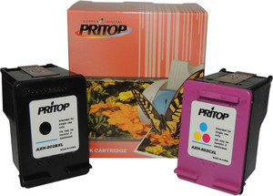 Pritop Pritop 802 XL One Inkjet Cartridge with USB for HP Deskjet 1000 (J110a) 1050 2000 (J210a) Office jet 2620 4630 printer Multi Color Ink