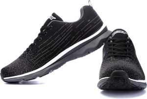 sparx black sports shoes