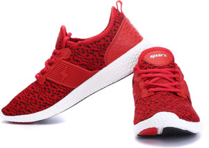 Sparx red colour shoes discount