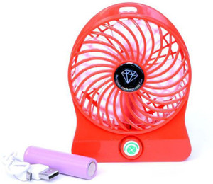 EMERET ETFAN MINI TABLE FAN-MULTICOLOR (Color May Vary) USB Fan