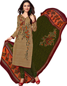SuitsOn Cotton Printed Salwar Suit Dupatta Material