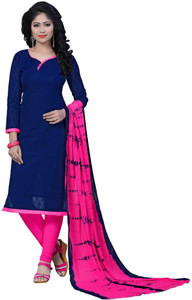 Shoponbit Jacquard Solid Salwar Suit Dupatta Material