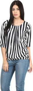 Mayra Party 3/4th Sleeve Printed Women's Multicolor Top