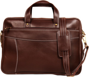 Leather World 15.6 inch Expandable Trolley Laptop Messenger Bag
