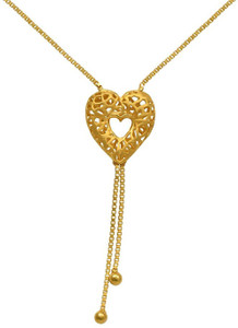 Joyalukkas BN14092224 Princess Yellow Gold Precious Necklace