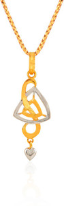 Araanz by Tribhovandas Bhimji Zaveri Delhi NA 22kt Yellow Gold Pendant