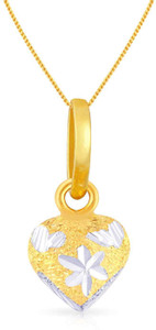 Malabar Gold and Diamonds Malabar 22kt Diamond Yellow Gold Pendant