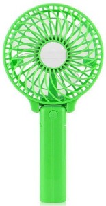 Cremar Electric Personal Travel with Battery Handheld Mini USB Operated Rechargeable Multi Functional FN12 Green USB Fan