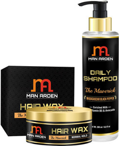 Man Arden Hair Wax Maverick Daily Hair Shampoo Set Of Best Price