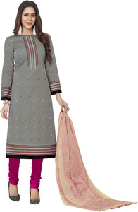 Giftsnfriends Cotton Printed Salwar Suit Dupatta Material