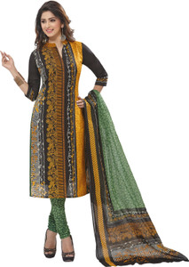 Giftsnfriends Cotton Printed Salwar Suit Dupatta Material