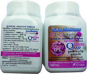 Gluta USA ADVANCE IPL GLUTATHIONE 1000 mg COLLAGEN Q10 ...