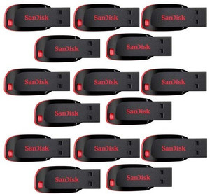 SanDisk Cruzer Blade Pack of 15 32 GB Pen Drive