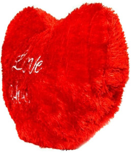 Manoj Enterprises Fashionble Gift Soft Stuff Love Heart 35 Cm Red Color - 14 inch