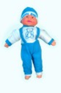 Manoj Enterprises Fashionble Gift Soft Stuff Laughing Boy Sky Blue Color 35 CM - 16 inch
