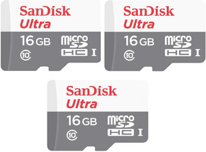 SanDisk Ultra 16 GB MicroSDHC Class 10 48 MB/s Memory Card