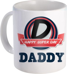 sky trends gift for father printed ceramic coffee best present for his anniversary/birhday atp-024 ceramic mug(350 ml)