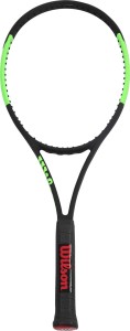 wilson blade 98 l black, green unstrung tennis racquet(pack of: 1, 285 g)