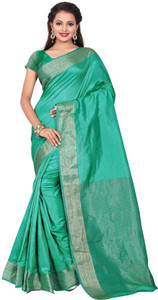 Makeway Woven Fashion Poly Silk SareeLight Green Makeway Woven Fashion Poly Silk SareeLight Green