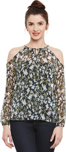 Miss Chase Casual Full Sleeve Floral Print Women's Multicolor Top