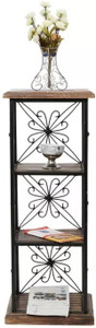 Onlineshoppee estante de libro Metal Open Book Shelf