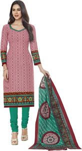 Giftsnfriends Cotton Printed Salwar Suit Dupatta Material