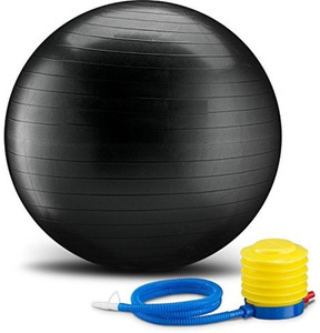 VibeX ™ Exercise With Pump – Strengthen Your Core for Great Abs – Tone – Yoga – Fitness – Stability – Pilates 75 cm Gym Ball