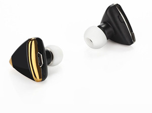 Wonder World ® Earrings style Triangle Universal Super Mini In Ear-Mono Headphone Earbud Wireless Bluetooth Headset With Mic