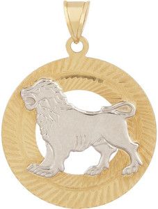 TBZ TheOriginal Leo Horoscope 14kt Yellow Gold Pendant