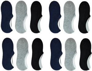 Zacharias Men & Women Solid No Show Socks