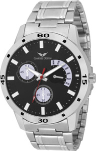 Gargee Design NEW 1001 BLK Multi Display Chronograph Pattern Lavish wrist watch Pre -GST Sale Analog Watch - For Men