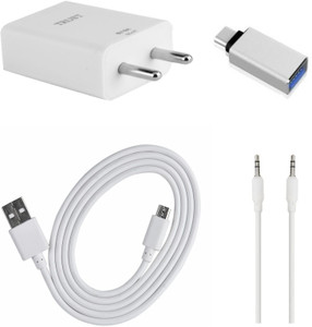 Trust Wall Charger Accessory Combo for Micromax Dual 5