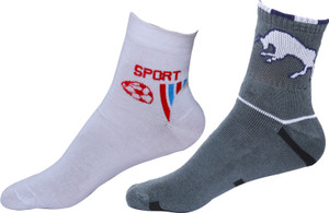 IndiWeaves Men's Printed Ankle Length Socks