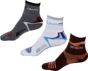 IndiWeaves Men's Printed Ankle Length Socks
