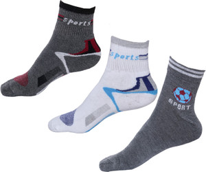 IndiWeaves Men's Printed Ankle Length Socks
