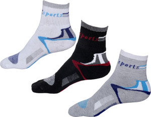 IndiWeaves Men's Printed Ankle Length Socks