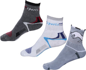 IndiWeaves Men's Printed Ankle Length Socks