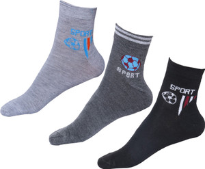 IndiWeaves Men's Printed Ankle Length Socks