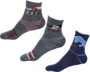 IndiWeaves Men's Printed Ankle Length Socks