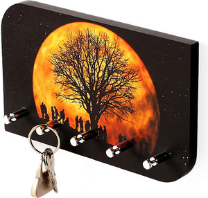 Bluewud Vivid Wooden Key Holder