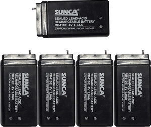 Sunca 4 Volts 1 Ah Piece 5 Rechargeable Lead Acid Battery