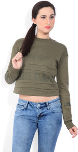 Adidas Full Sleeve Printed Women Sweatshirt
