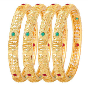 Jewels Galaxy Alloy Copper Bangle Set