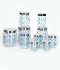 Steelo Selo 10 Pieces - 1800 ml Plastic Food Storage
