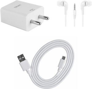 Trust Wall Charger Accessory Combo for Micromax Dual 5