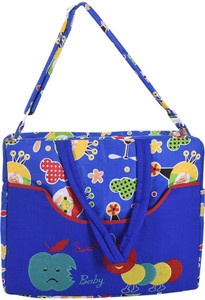 Kidzvilla Baby Diaper Bag Cotton (Blue) Diaper Bag