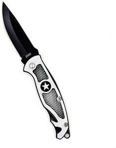 ENERZY WHITE STAR KNIFE 2002 1 Function Multi Utility Swiss Knife