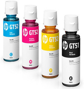 InkJet HP GT51 GT52 4 Color Set Genuine Official Original Ink Bottle For GT 5820 5810 Multi Color Ink