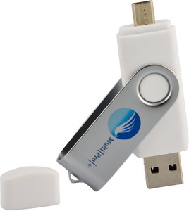 MULTI PRO + Multi pro + MPWHITE64 64GB USB 2.0 OTG Pendrive White 64 OTG Drive